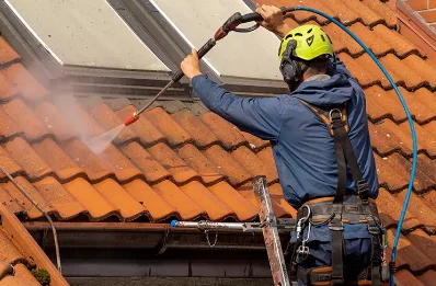 Démoussage et hydrofuge de toiture à Vacqueyras